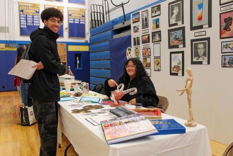  East Meadow High School held its first electives fair for students in grades 9-11. 