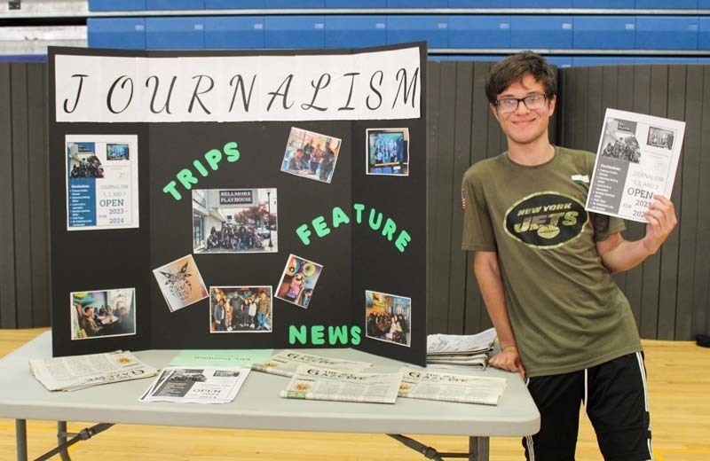  East Meadow High School held its first electives fair for students in grades 9-11. 