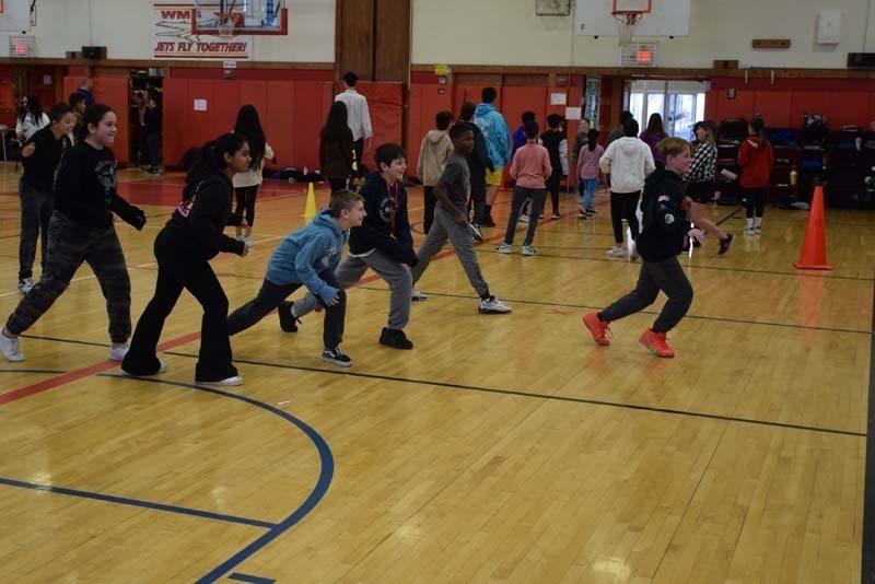 Student athletes Team Up For Fun And Games At Woodland Middle School 
