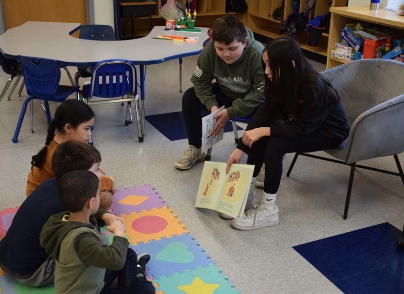 Meadowbrook Elementary School Students in class