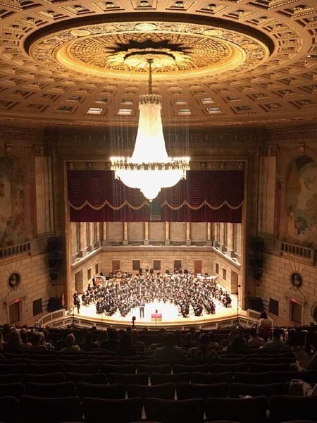 All-Eastern Concert Band on stage