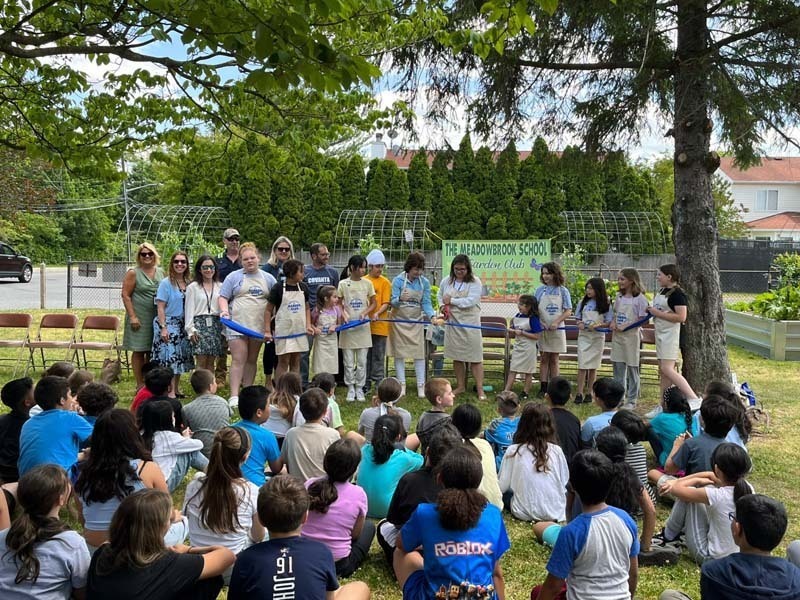 Students with Garden