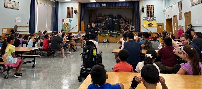 East Meadow Fire Department holds presentation at Bowling Green  