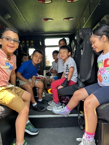 East Meadow Fire Department holds presentation at Bowling Green  