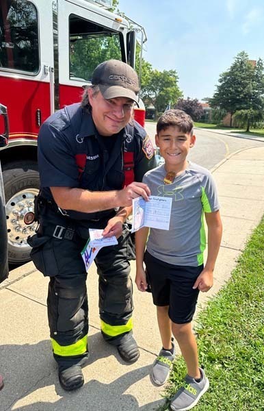 East Meadow Fire Department holds presentation at Bowling Green  