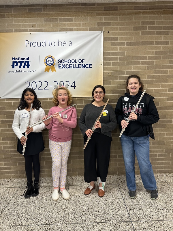 Several flutists in the East Meadow School District